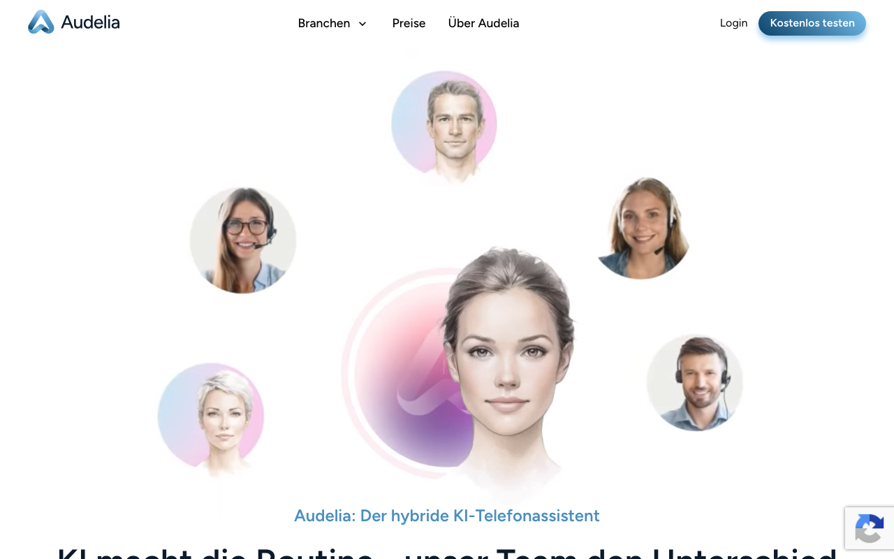 Audelia — Berliner Anbieter mit hybridem KI + Mensch-Modell
