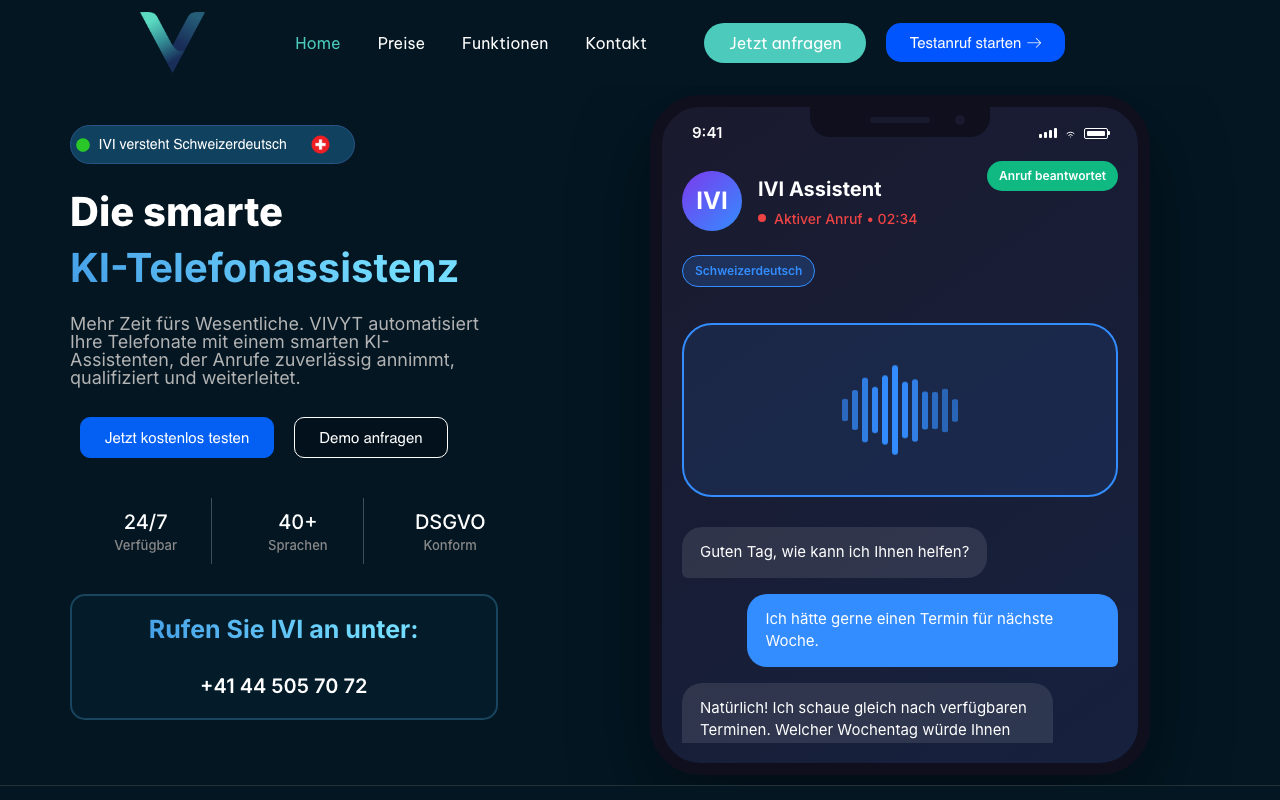 VIVYT — Schweizer Hauptsitz mit deutscher Datenverarbeitung